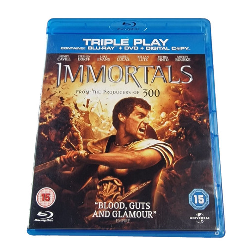 Immortals disc blu ray - disc,, blu-ray