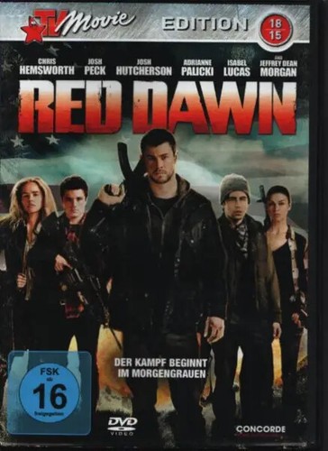 Dvd red dawn - red, action